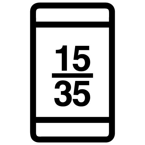 15 / 35 devices icon