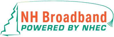 NH Broadband Powered by NHEC color logo